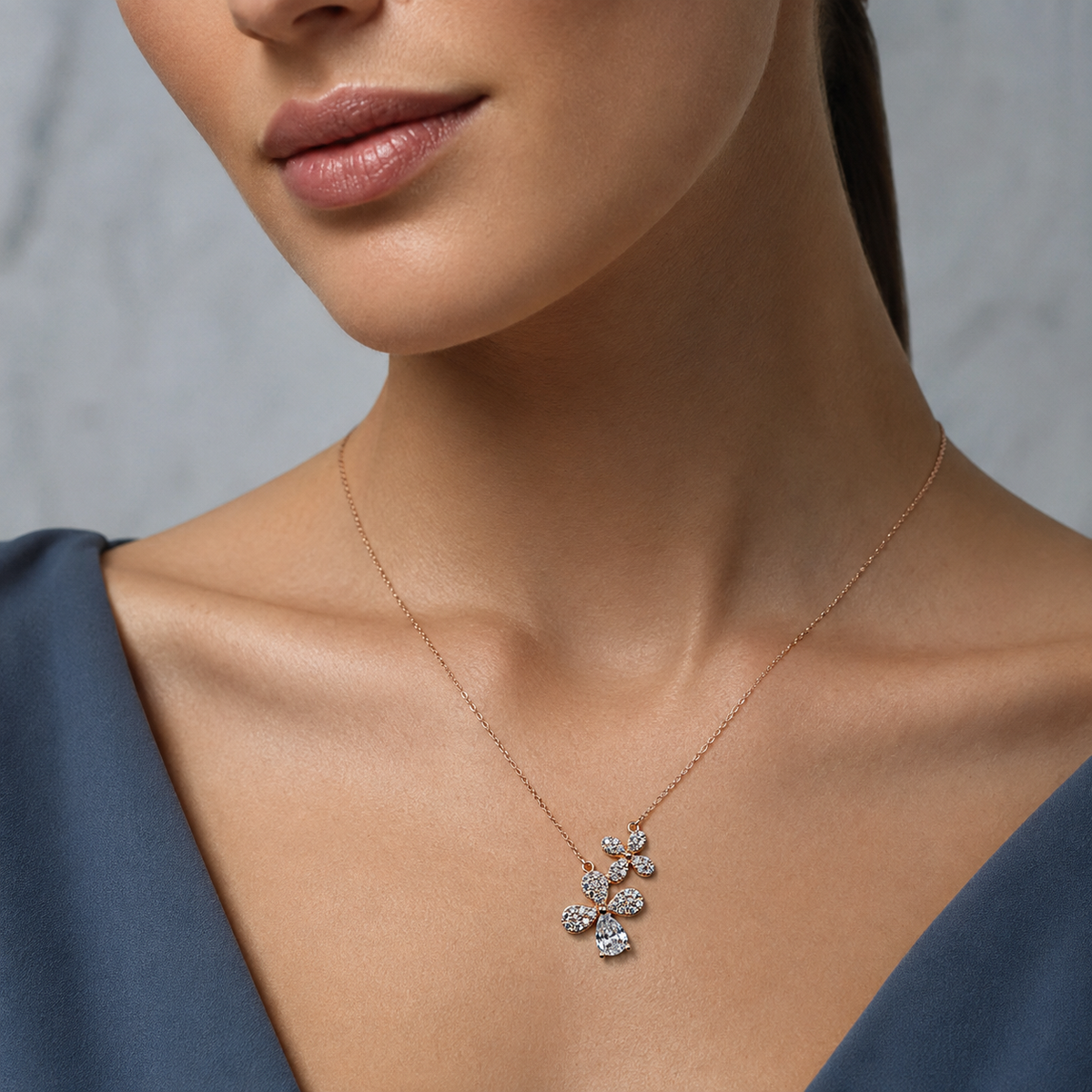 PETAL CASCADE NECKLACE